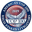 Top 100 High Stakes Litigators badge